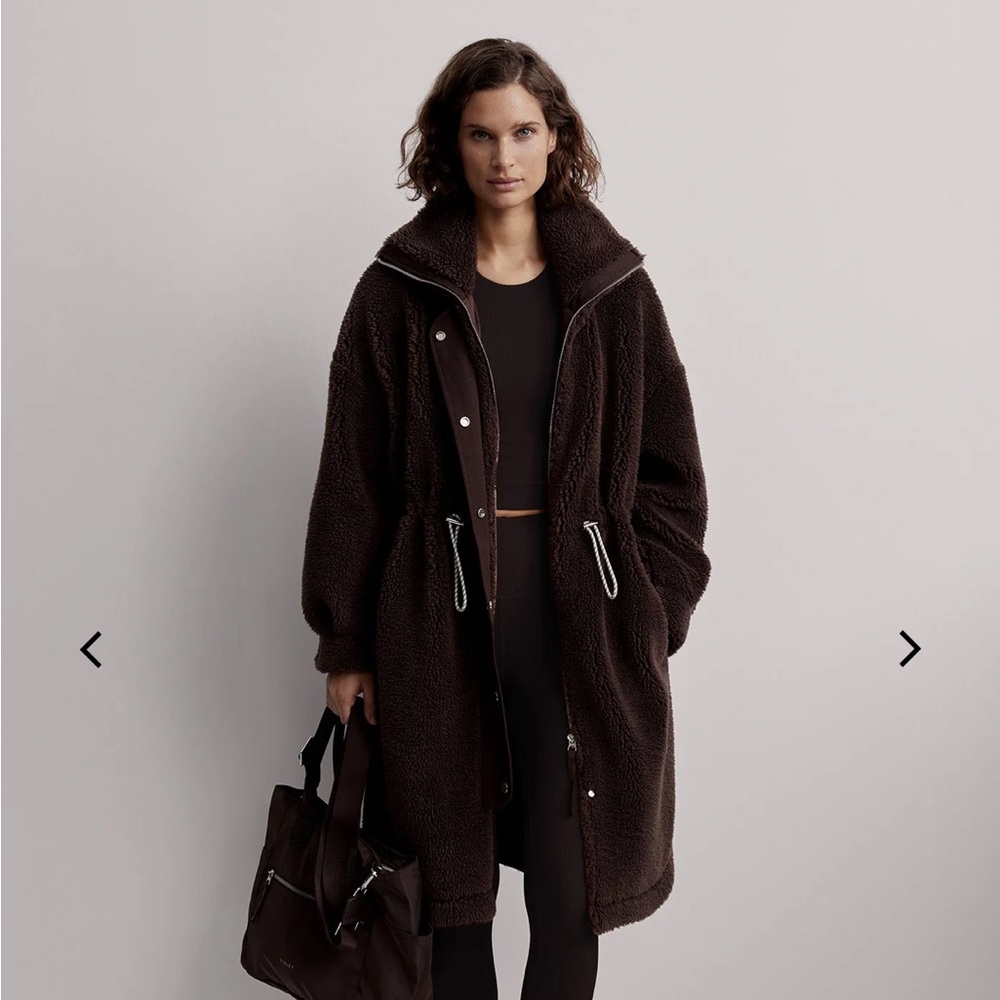 Varley Jones coat brown